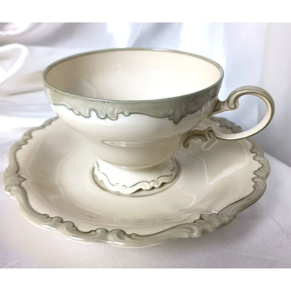 Vintage 1946 Rosenthal Pompadour Germany Coffee Set for 11 w/sugar & creamer